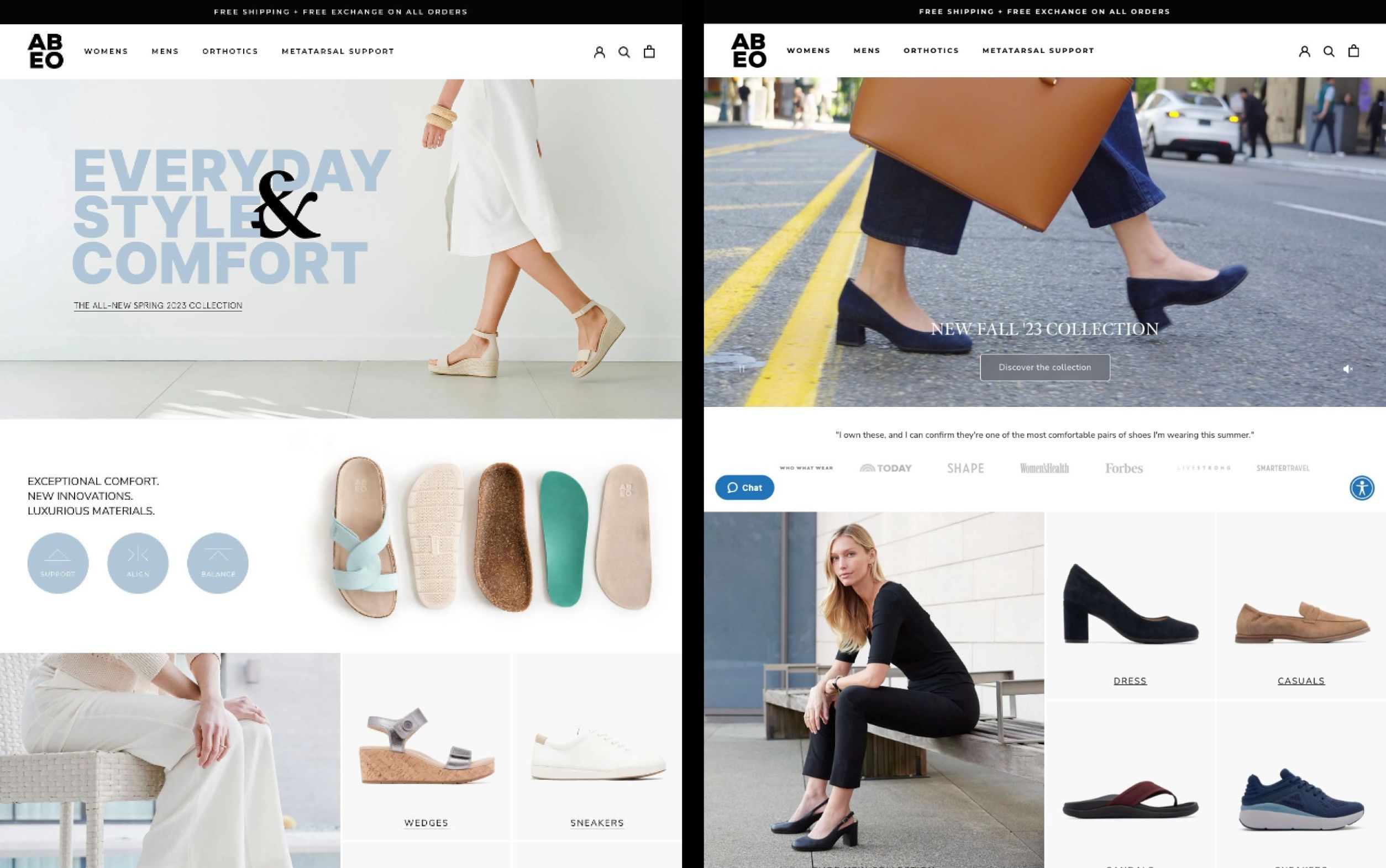 Abeo Website Redesign
